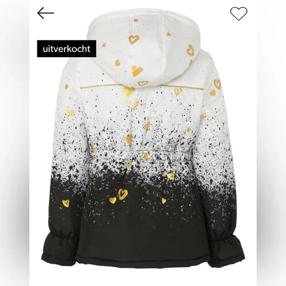 ⭐️Desigual Chaq Txell GIRLS Heart Jacket NWT 7/8